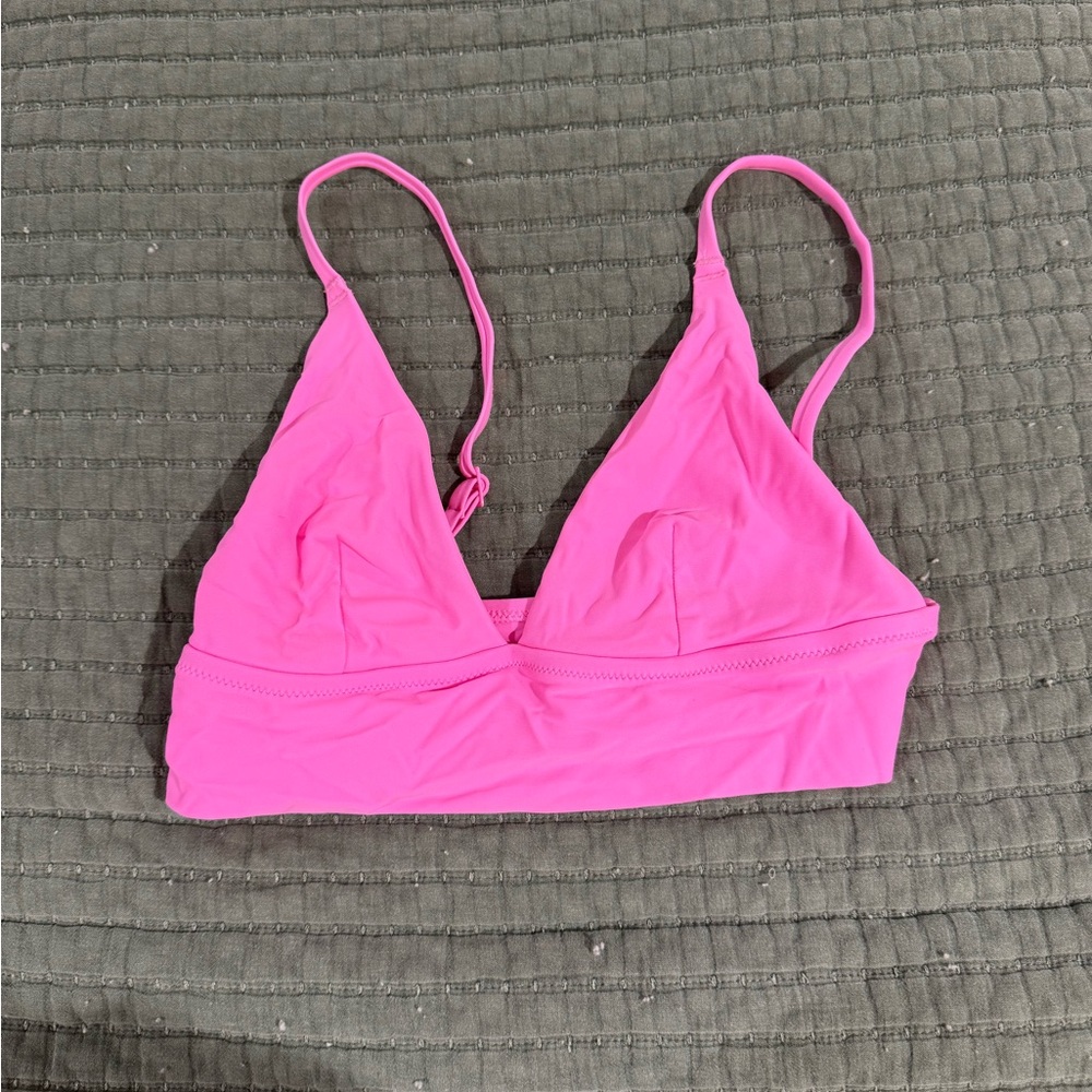 Aerie Bright Pink Bikini Top